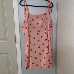 Strawberry print dress